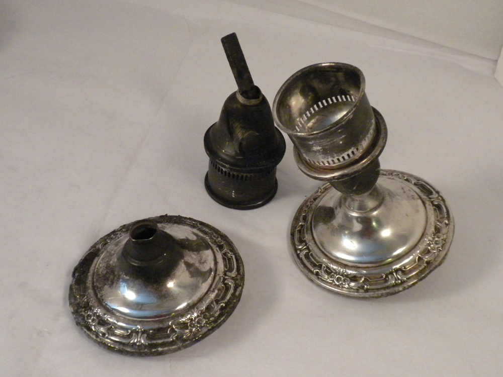 sterling silver candle sticks-1